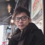 【ゲイ動画】新宿で声をかけた眼鏡の素人イケメンにオナニーしてもらい首元まで白濁汁を飛ばす姿を激写ww
