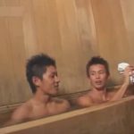【ゲイ動画】お風呂で身体を洗いっこし興奮…細マッチョの先輩と後輩がお風呂場でのケツマン交尾にハッテンww