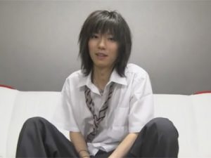 【ゲイ動画】男子高生の咲耶と2人っきり…「オナニーを見せて」とお願いしマラをシコって精子を出すところをカメラ撮影ww