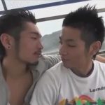 【ゲイ動画】観覧車でデートを楽しんだイカニモ系の2人のゲイカップルがベッドでアナルセックスを楽しんで精子の味を堪能するww